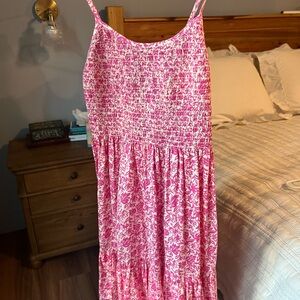 Gap Pink Floral Sundress